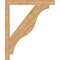 Ekena Millwork Funston Block Smooth Bracket, Western Red Cedar, 3 1/2"W x 40"D x 48"H BKT04X40X48FST05SWR - alternate 4